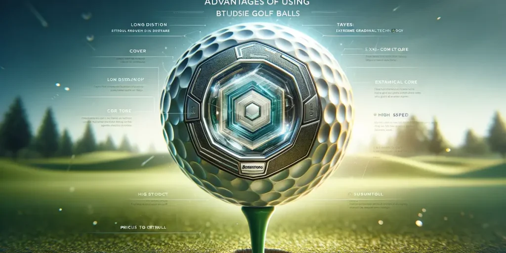 image highlights the ball's superior construction and technology, promising long distance, high speed, and control.